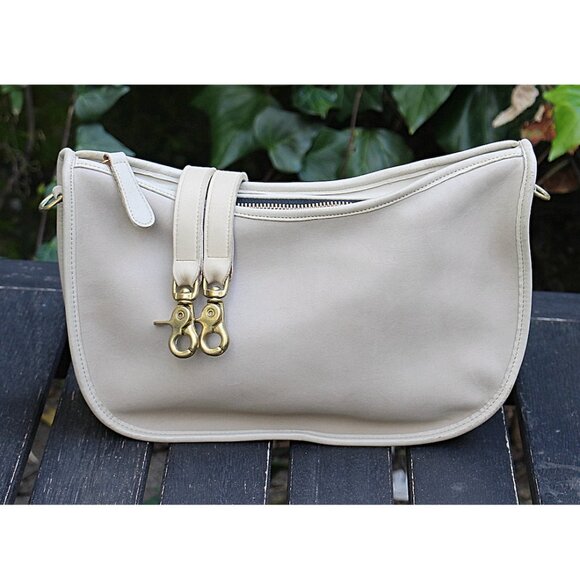 Coach Vintage - Beautiful - Swinger Crossbody 4040 in Bone, Almost Unused! 80s - Picture 1 of 12